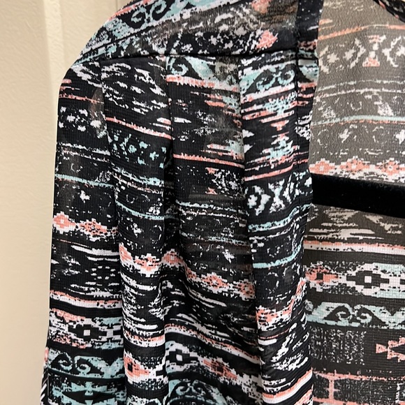 No Boundaries Multi-Color Fly Away Cardigan Size XXL - Picture 5 of 10